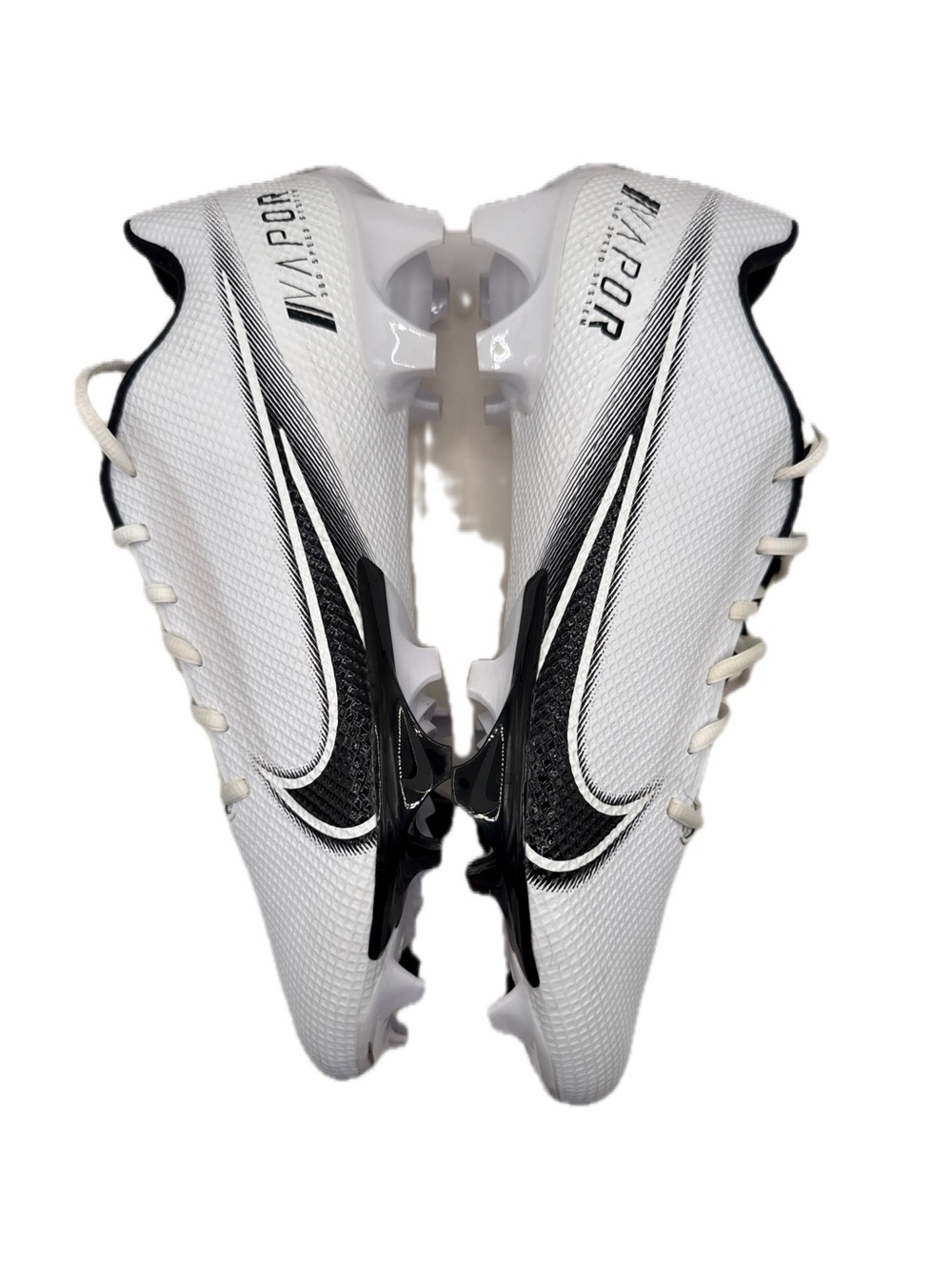 Nike Vapor Edge Speed 360 Football Cleats White Black CD0082-100 Men 13 - Picture 8 of 14